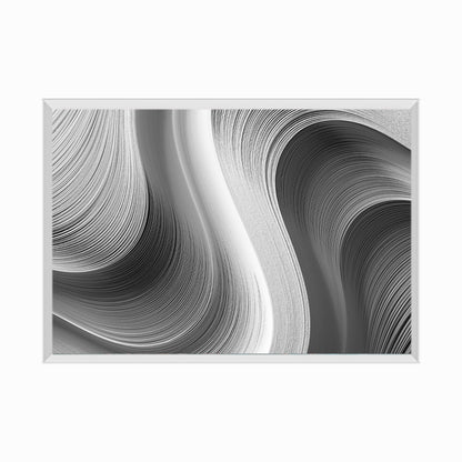 Wave Shaped Paper Pile