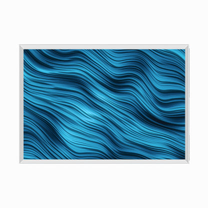 Abstract Water Aqua Blue Sea Wave Background