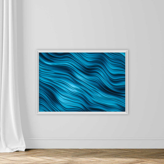 Abstract Water Aqua Blue Sea Wave Background