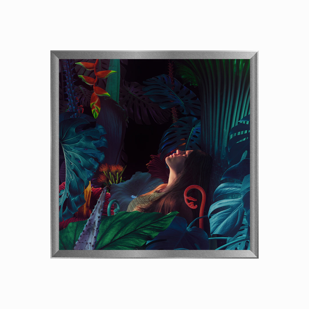 Surreal jungle portrait